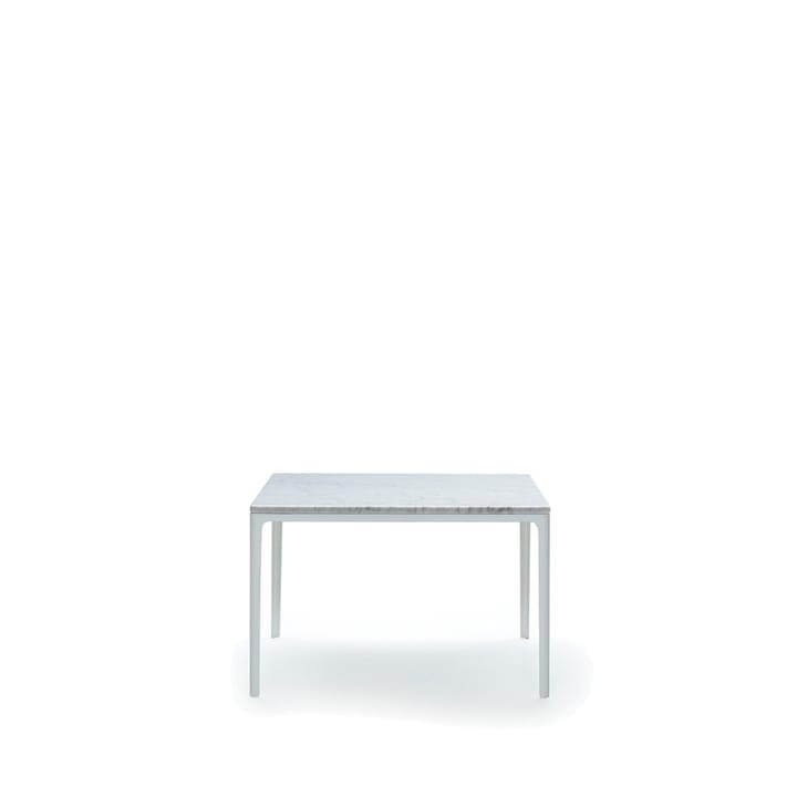 Plate table salongbord 41x41 cm - Marmor-hvite aluminiumbein - Vitra