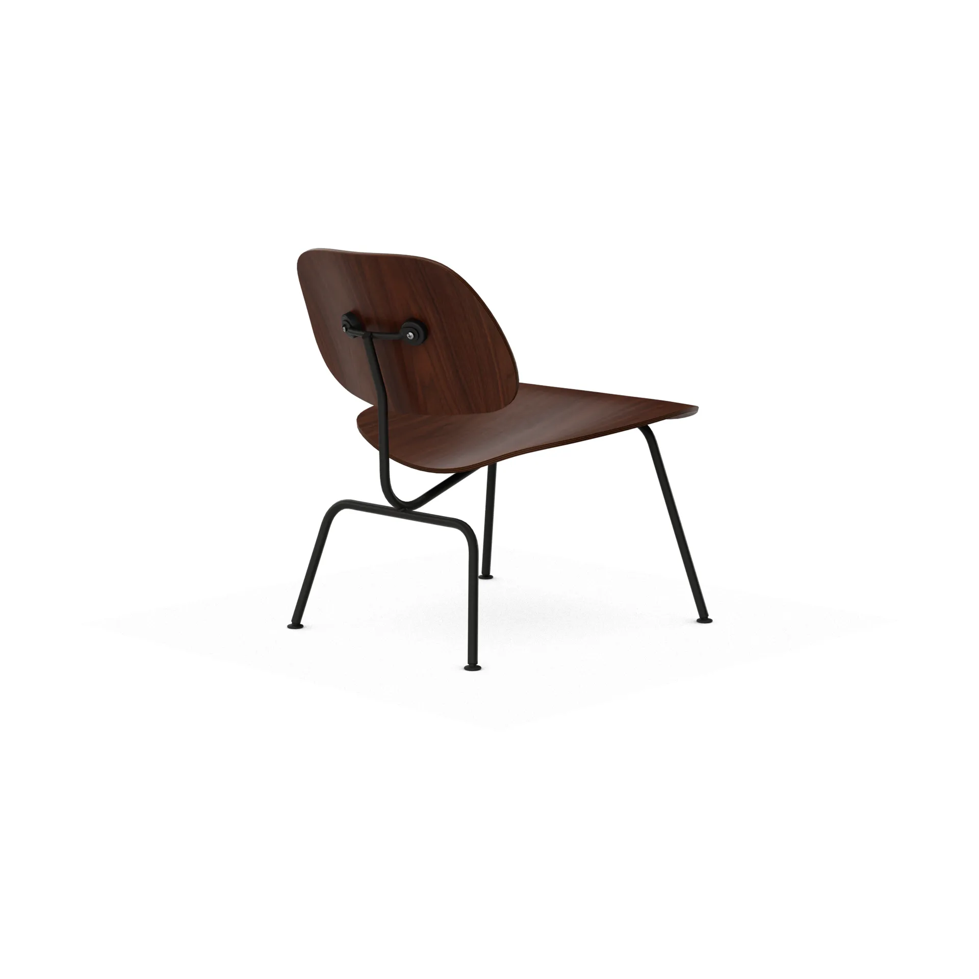 Plywood group LCM lenestol, Valnøtt-basic dark Vitra