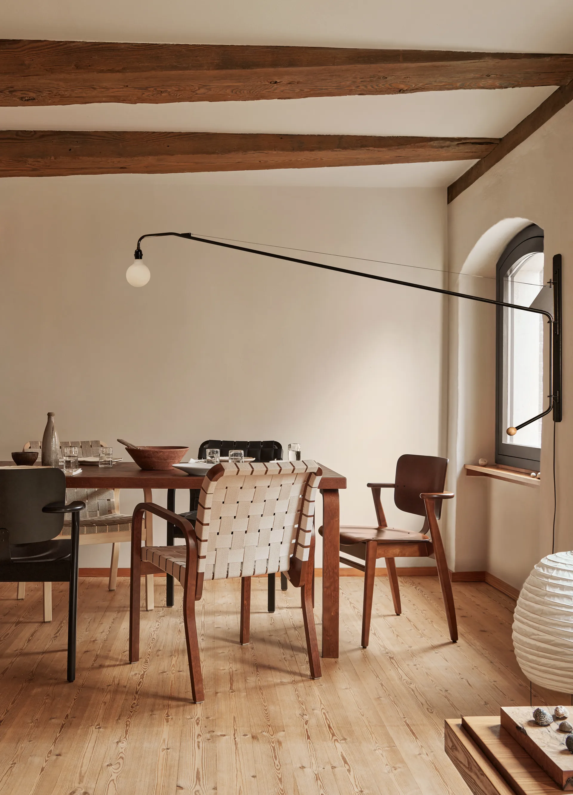 Potence vegglampe, Svart Vitra