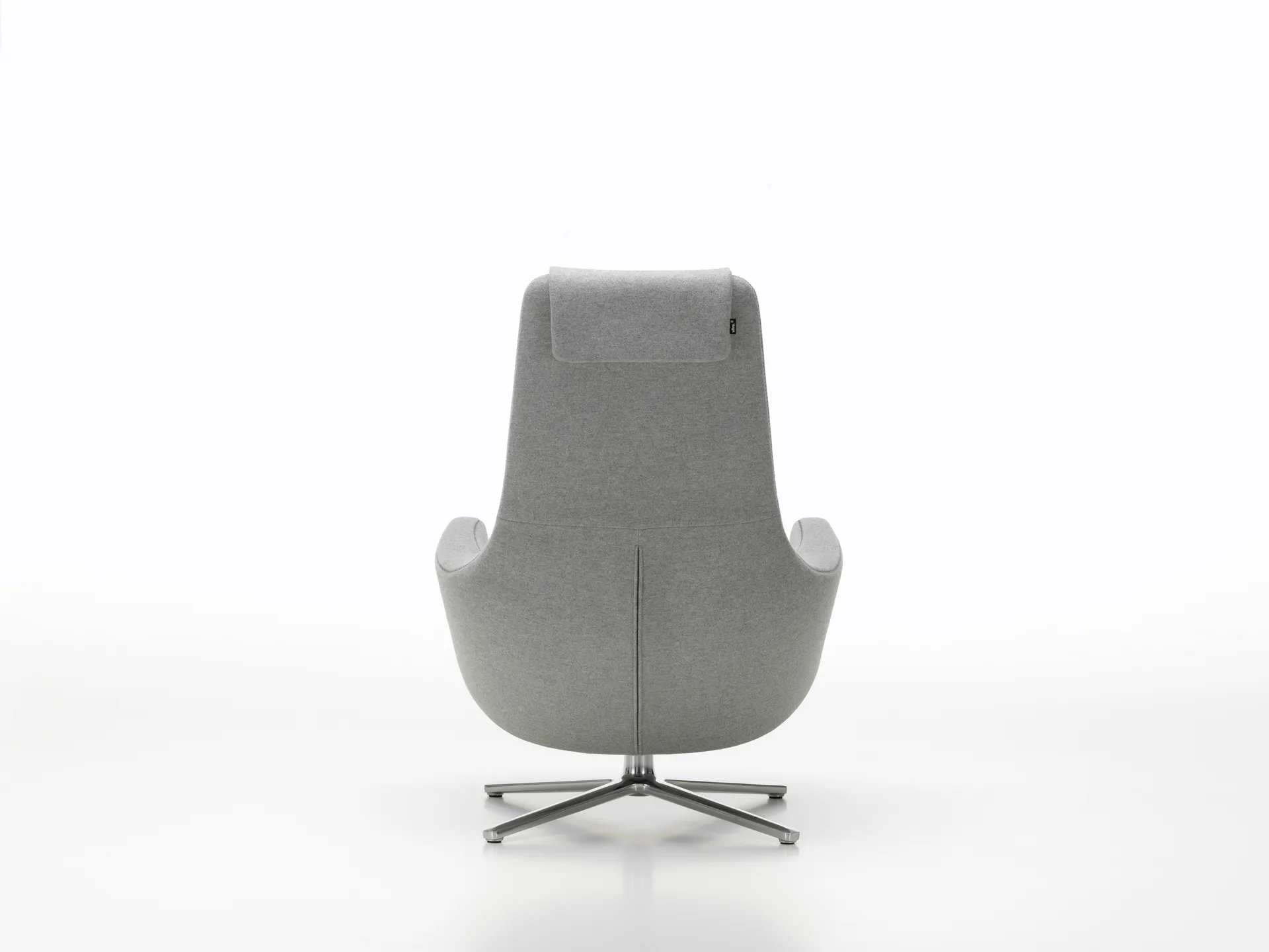 Repos lenestol aluminiumstativ, Cosy 2 pebble grey Vitra