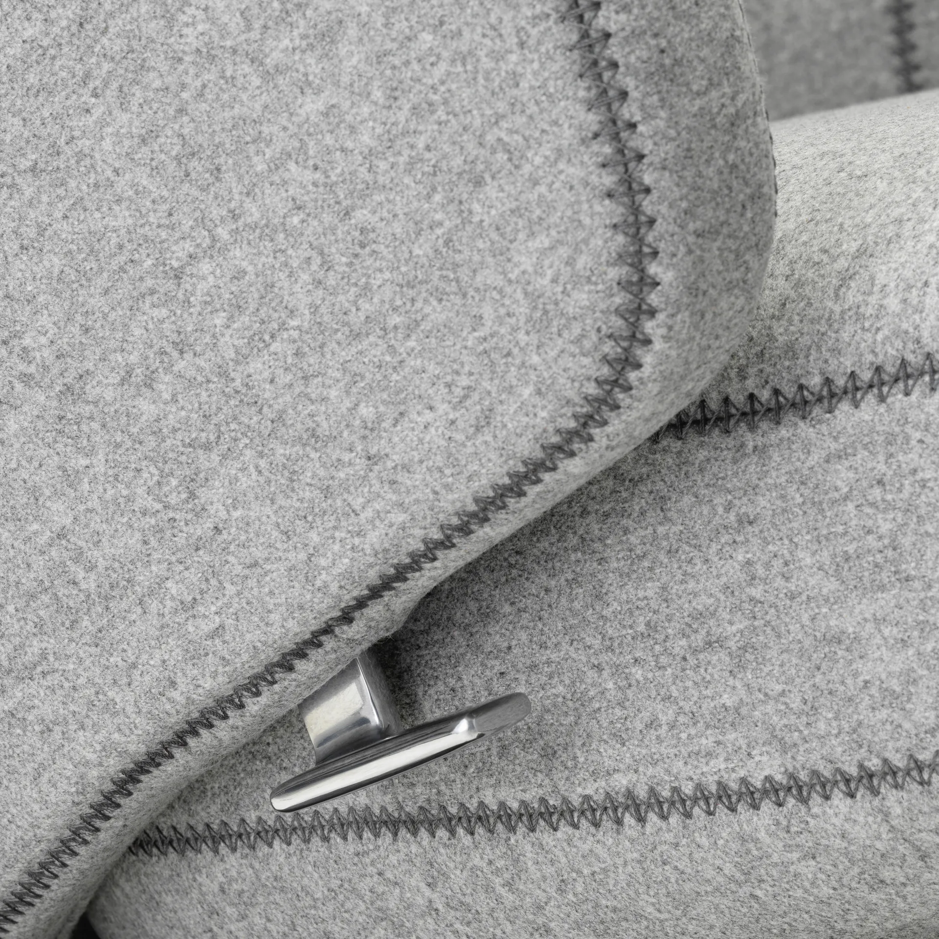 Repos & Panchina aluminiumstativ, Cosy 2 pebble grey Vitra