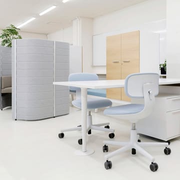 Rookie kontorstol - Plano nero-stativ deep black - Vitra