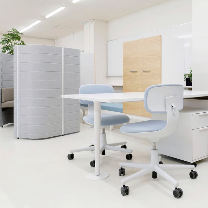 Rookie kontorstol, Plano nero-stativ deep black Vitra