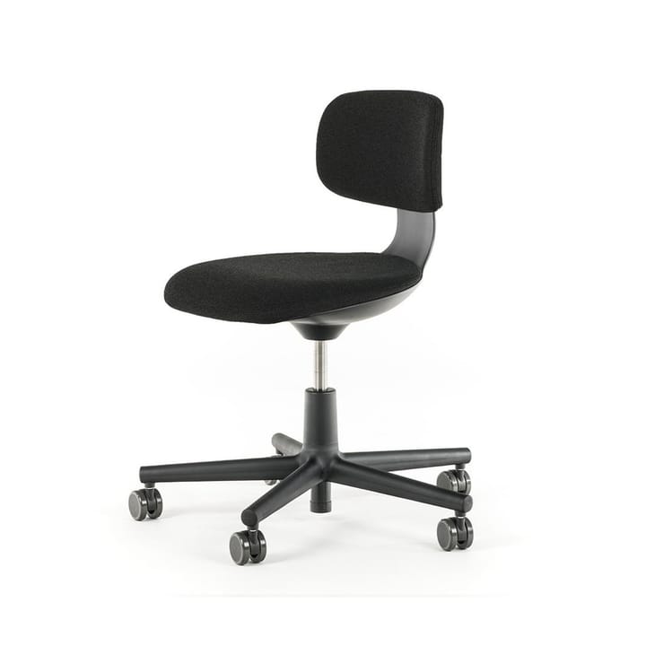 Rookie kontorstol - Plano nero-stativ deep black - Vitra