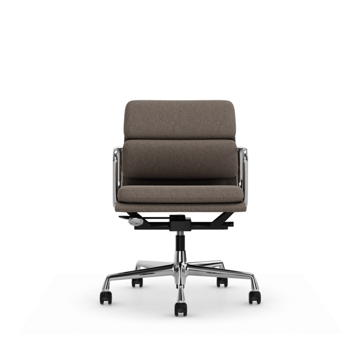 Soft Pad Chair EA 217 polert kromstativ, Fossil Vitra