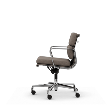 Soft Pad Chair EA 217 polert kromstativ - Fossil - Vitra