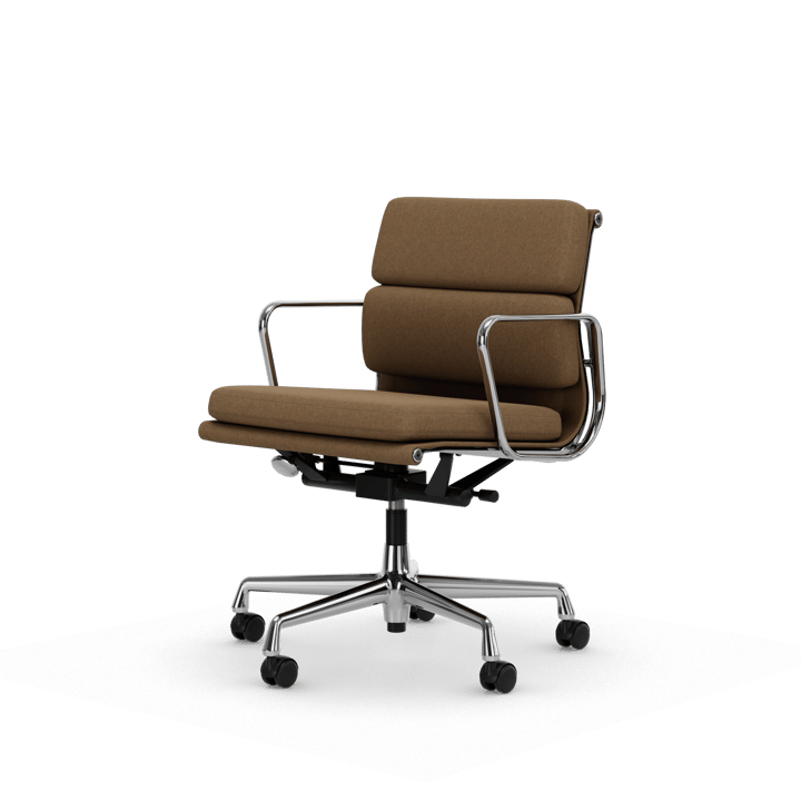Soft Pad Chair EA 217 polert kromstativ - Papyrus - Vitra