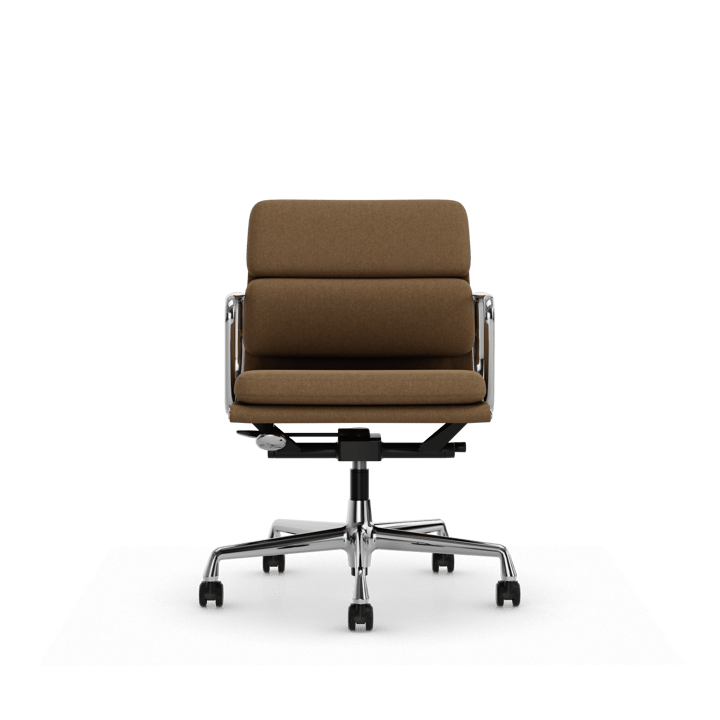 Soft Pad Chair EA 217 polert kromstativ, Papyrus Vitra