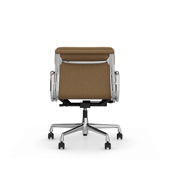 Soft Pad Chair EA 217 polert kromstativ, Papyrus Vitra
