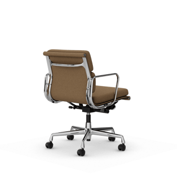 Soft Pad Chair EA 217 polert kromstativ - Papyrus - Vitra