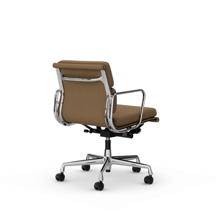 Soft Pad Chair EA 217 polert kromstativ, Papyrus Vitra