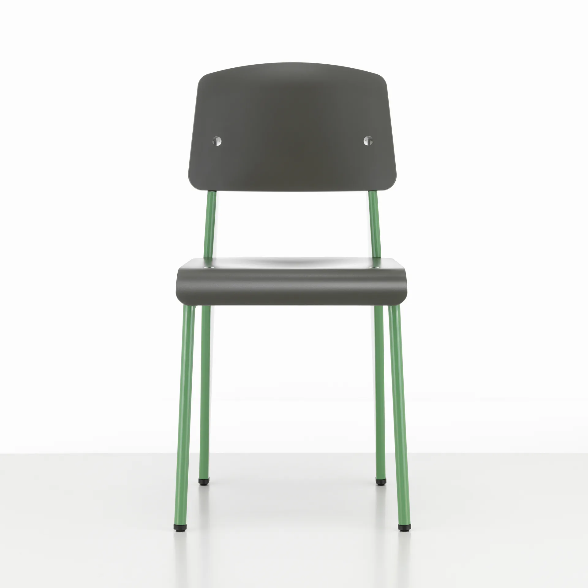 Standard SP stol, Basalt-Prouvé blé vert Vitra