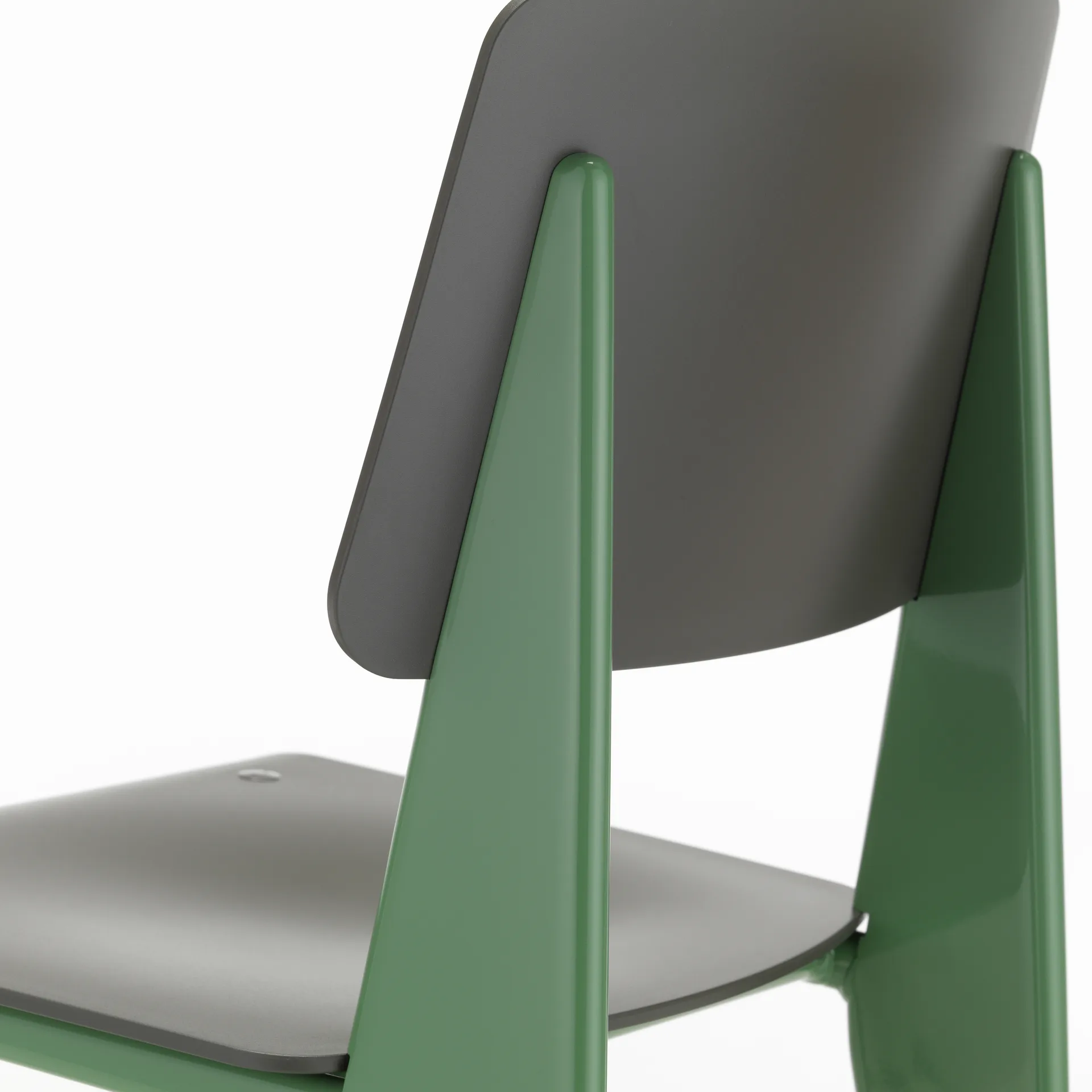 Standard SP stol, Basalt-Prouvé blé vert Vitra