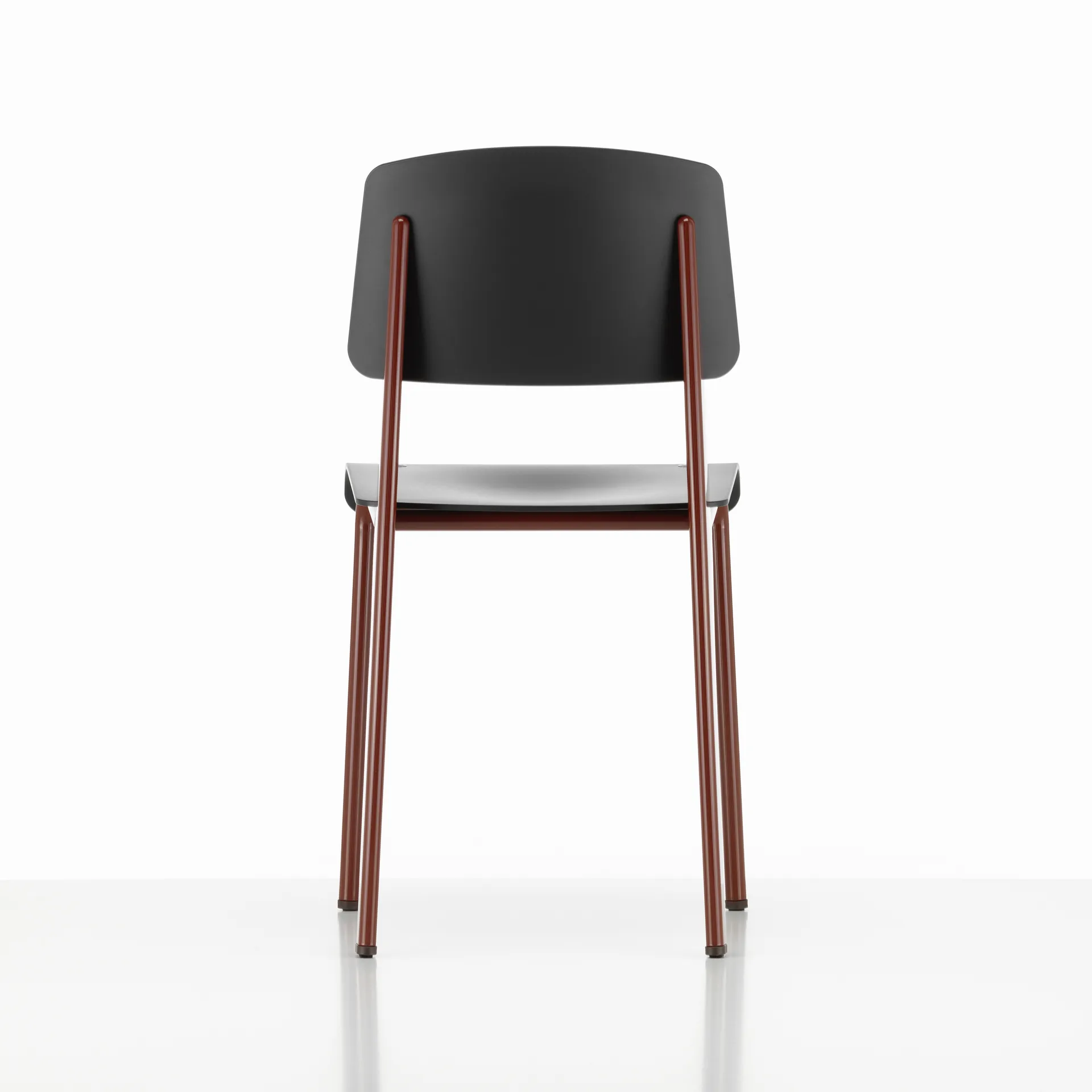 Standard SP stol, Deep black-Japanese red Vitra