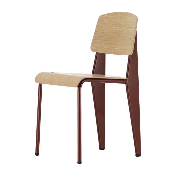 Standard stol - eik natur, japanese red understell - Vitra