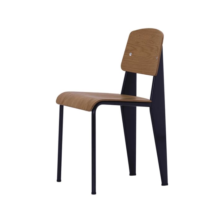 Standard stol - valnøtt svartpigmentert, deep black - Vitra
