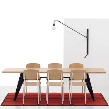 Standard stol - valnøtt svartpigmentert, deep black - Vitra