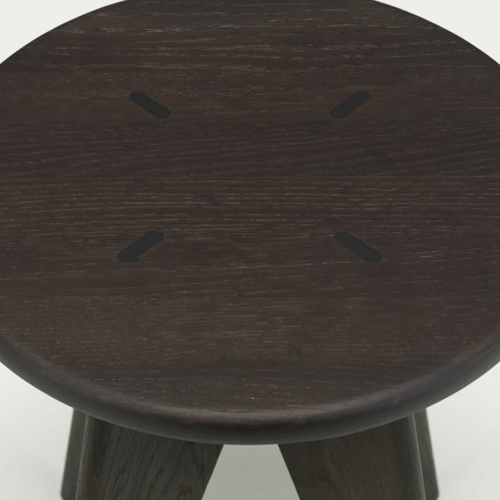 Tabouret Bois krakk, Dark oak Vitra