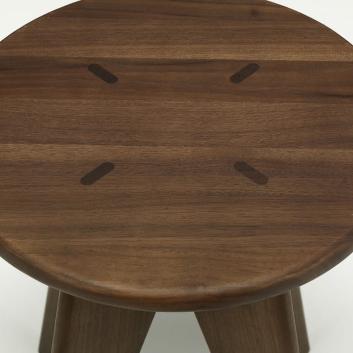 Tabouret Bois krakk, Oiled walnut Vitra