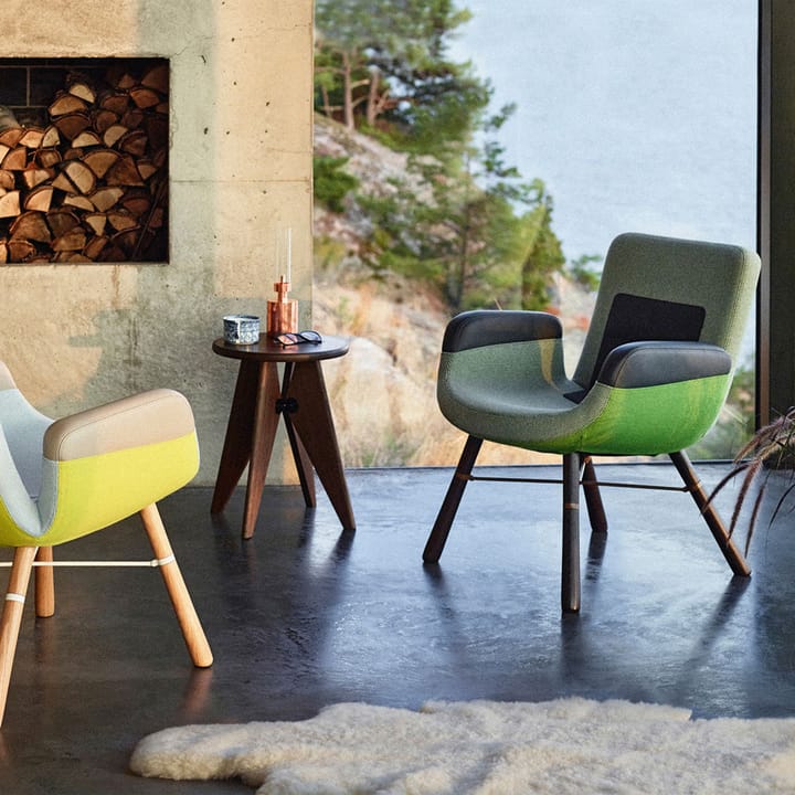 Tabouret Bois krakk, Oiled walnut Vitra
