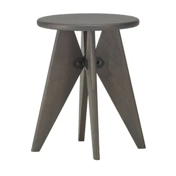 Tabouret Bois rund krakk - Dark oak, Ø35x45 cm - Vitra