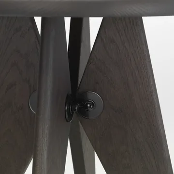 Tabouret Bois rund krakk - Dark oak, Ø35x45 cm - Vitra