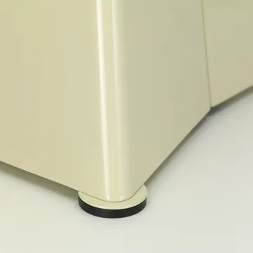 Tabouret Métallique rund krakk - Blanc colombe, Ø38x44,5 cm - Vitra