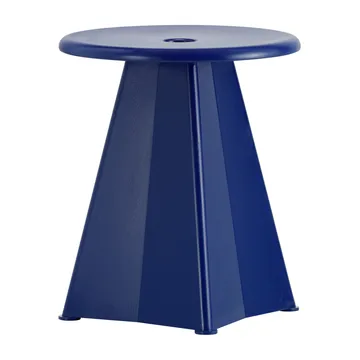 Tabouret Métallique rund krakk - Bleu marcoule, Ø38x44,5 cm - Vitra