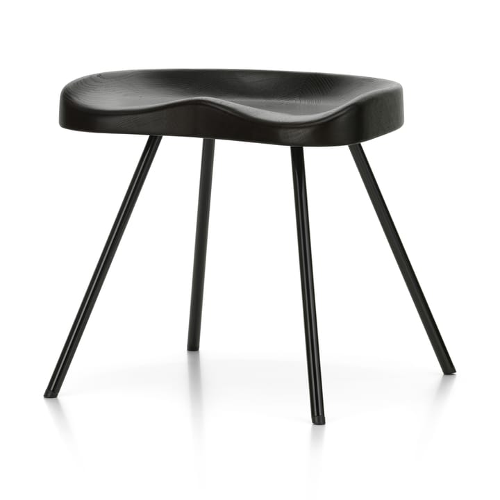 Tabouret No 307 krakk - Dark oak-Deep black - Vitra