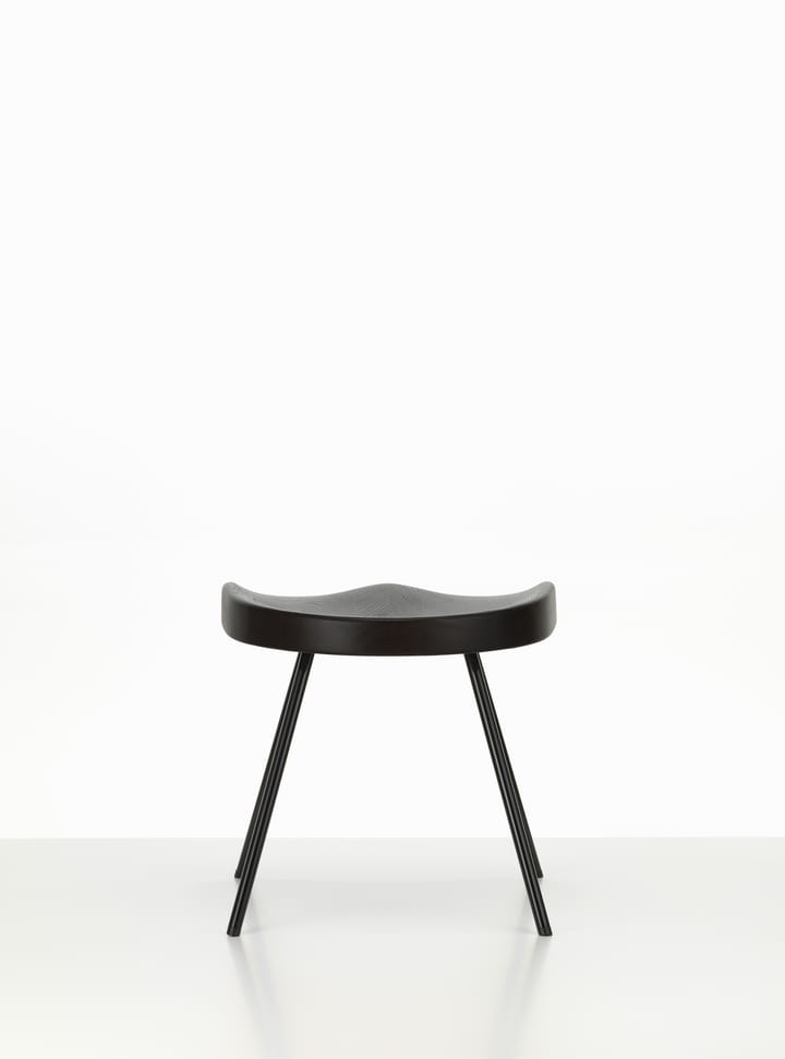 Tabouret No 307 krakk, Dark oak-Deep black Vitra