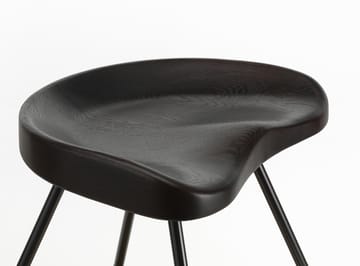 Tabouret No 307 krakk - Dark oak-Deep black - Vitra