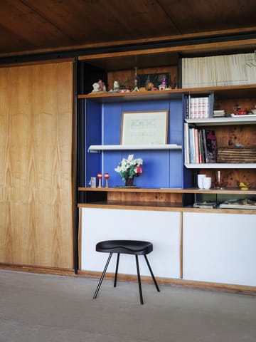 Tabouret No 307 krakk - Dark oak-Deep black - Vitra