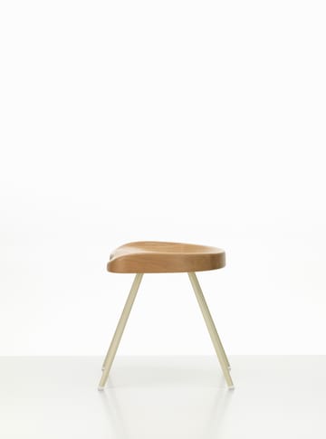 Tabouret No 307 krakk - Oak-Prouvé hvit due - Vitra