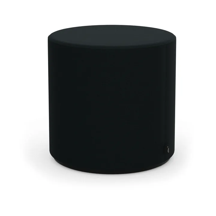 Visiona rund krakk - Cento pine green-black, Ø42x41 cm - Vitra