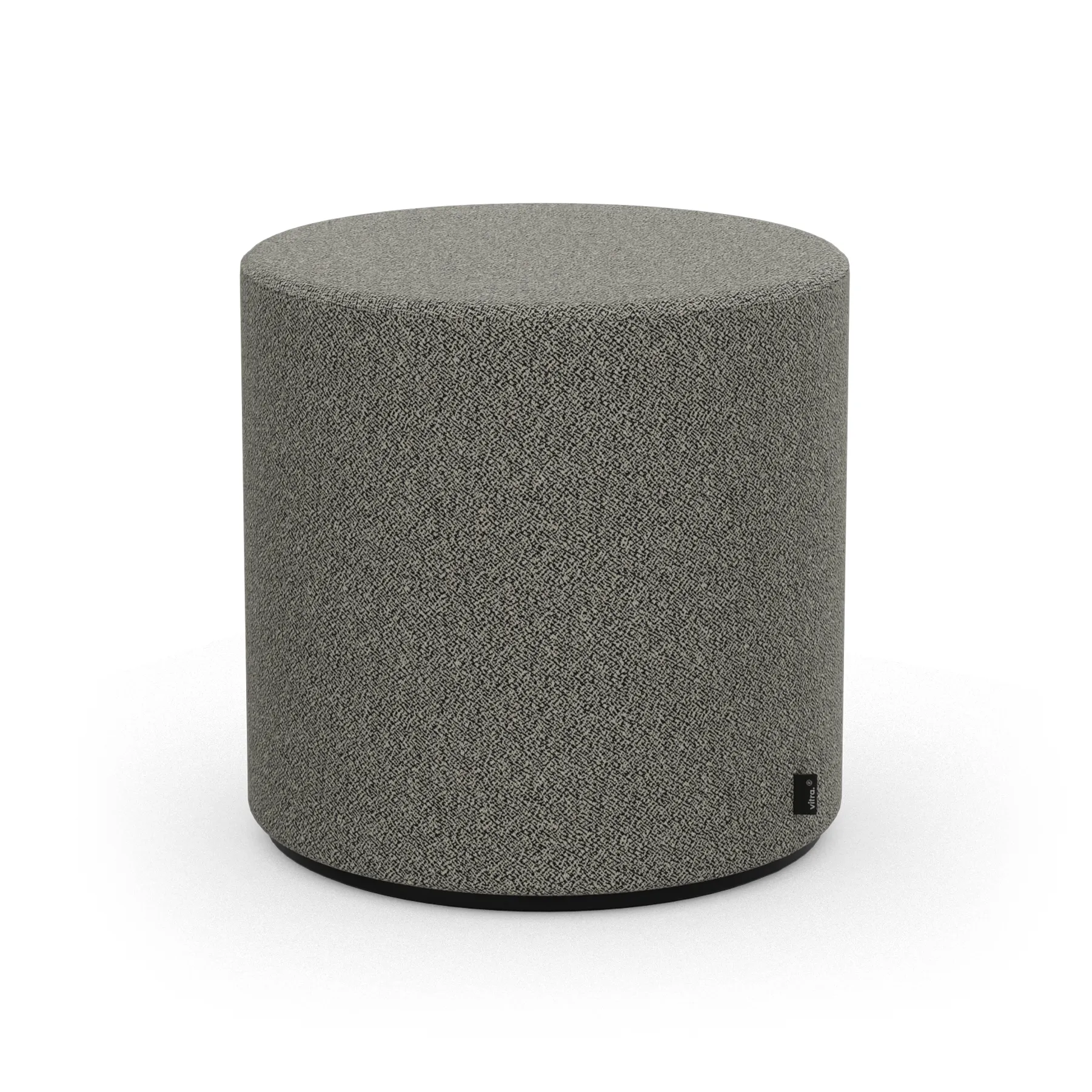 Visiona rund krakk, Cento salt´n pepper, Ø42x41 cm Vitra