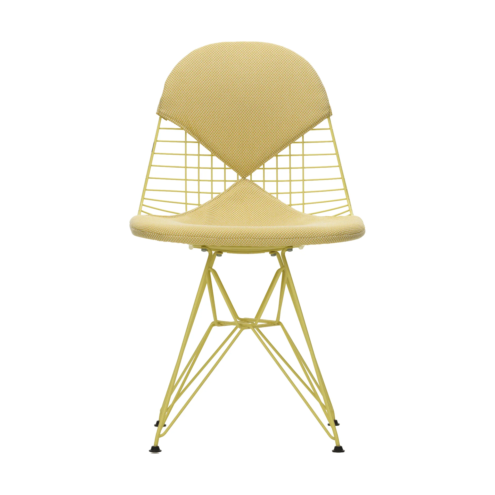 Wire Chair Bikini Outdoor pute til stol, Golden yellow/white Vitra