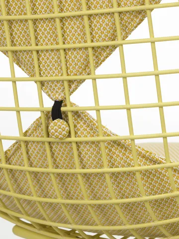 Wire Chair Bikini Outdoor pute til stol - Golden yellow/white - Vitra