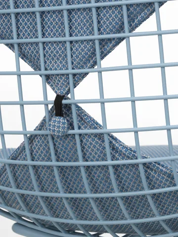 Wire Chair Bikini Outdoor pute til stol - Horizon blue/light grey - Vitra