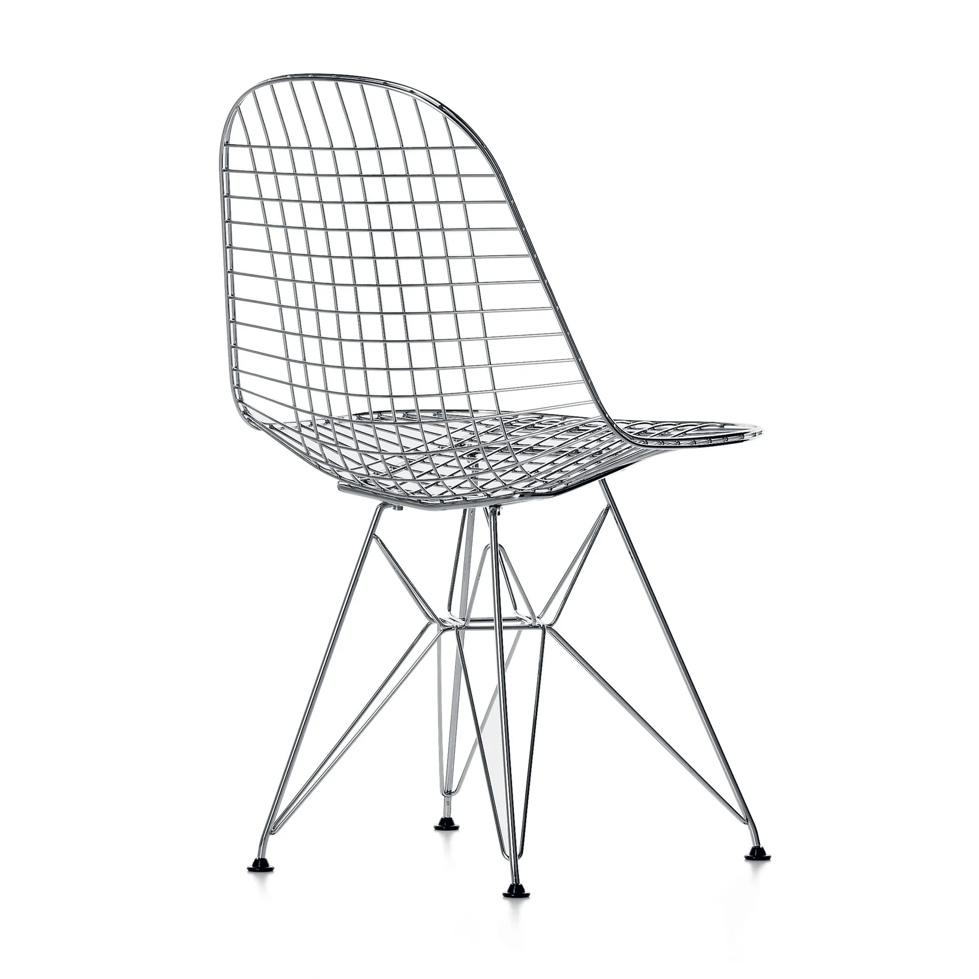 Wire chair DKR stol krom, Chrome Vitra