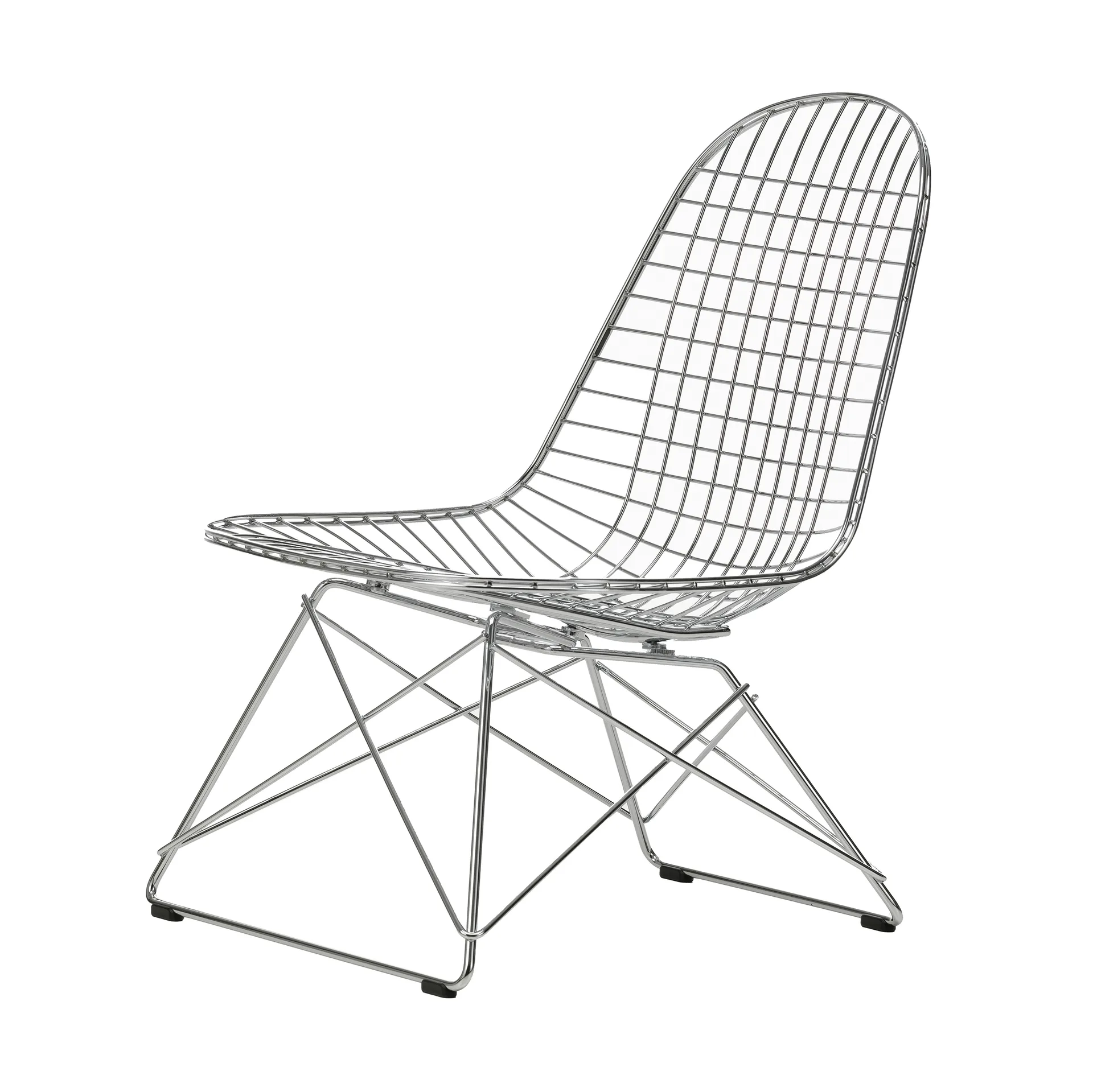 Wire Chair LKR loungestol krom, Chrome Vitra
