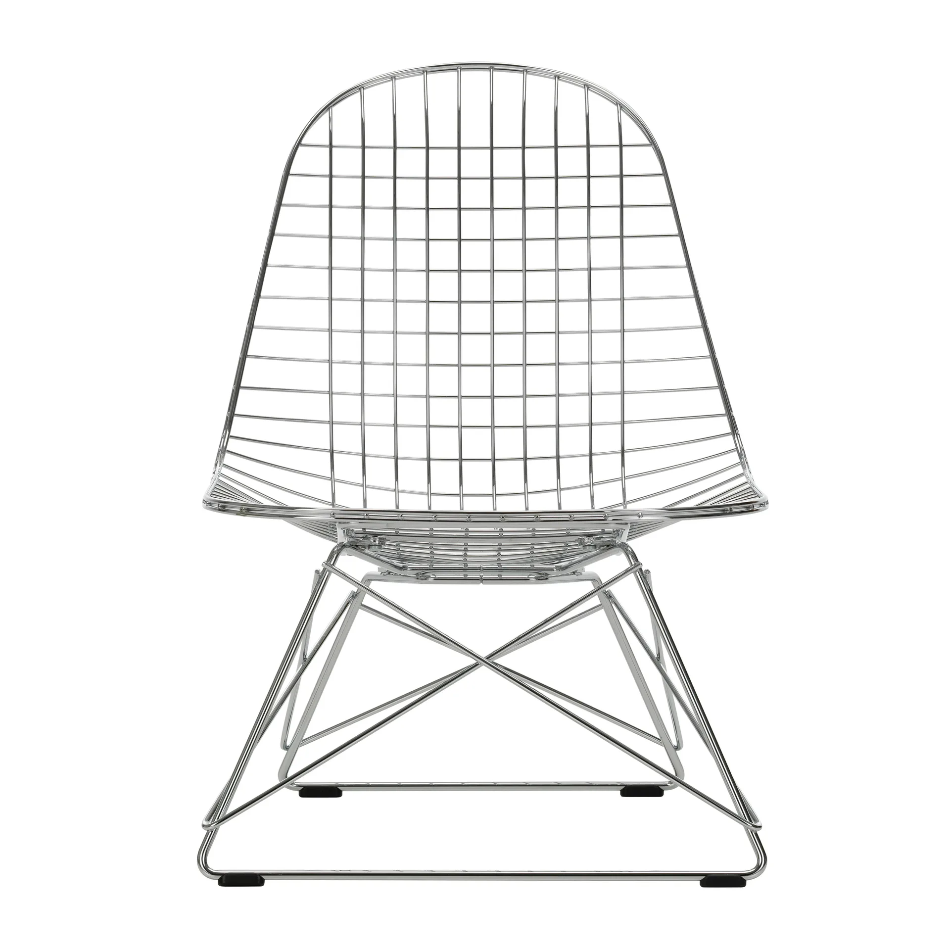 Wire Chair LKR loungestol krom, Chrome Vitra