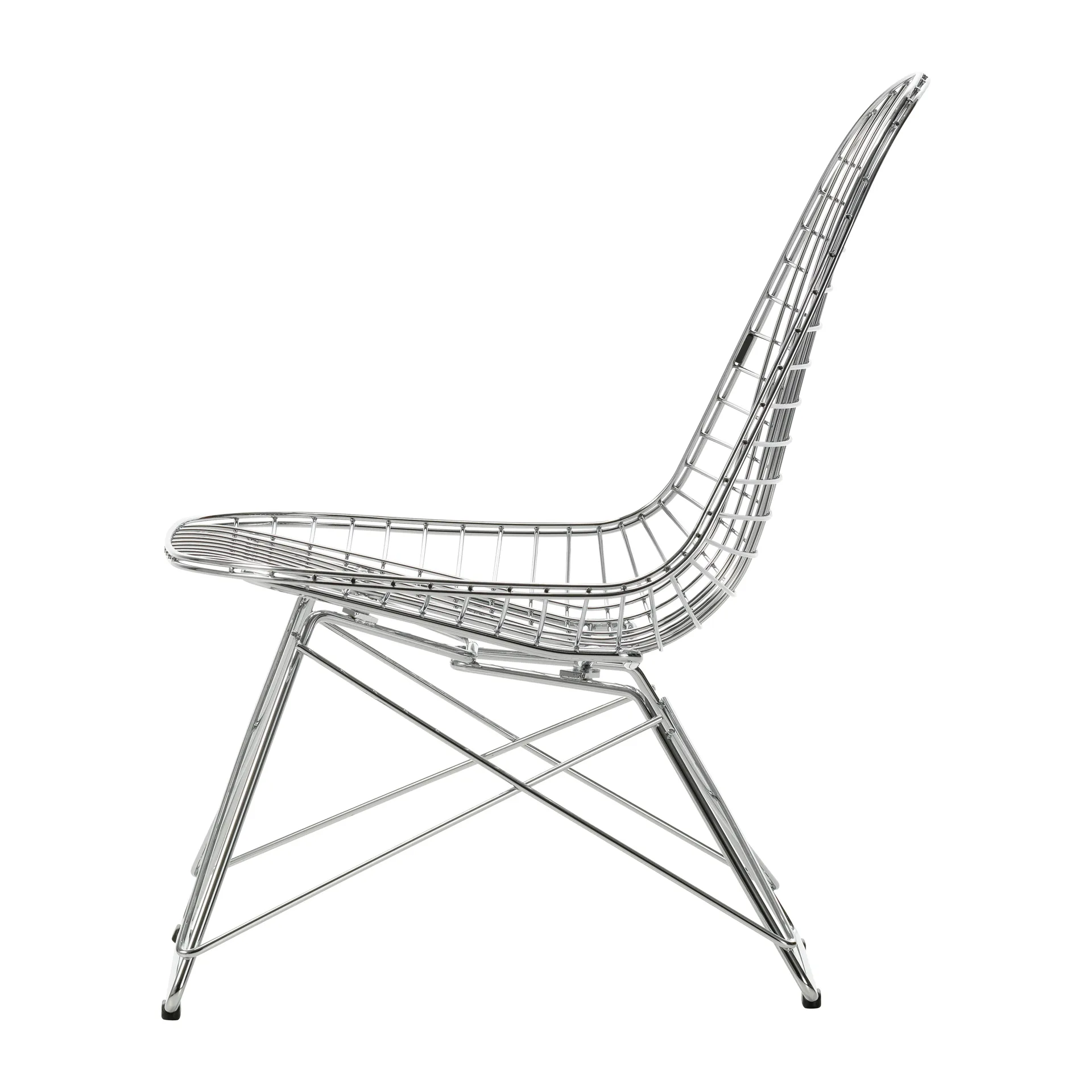 Wire Chair LKR loungestol krom, Chrome Vitra