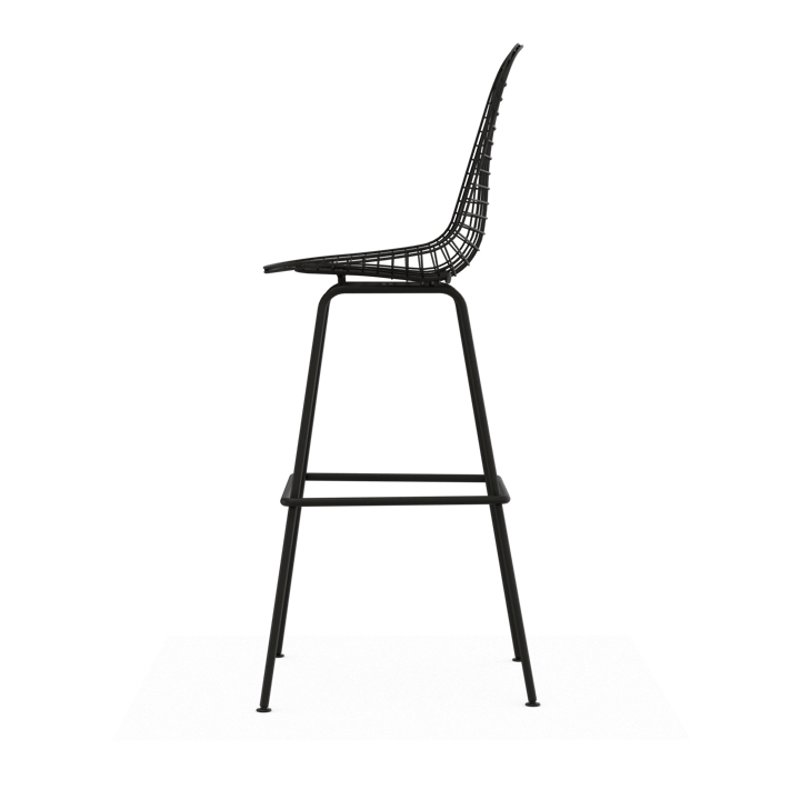 Wire Stool barkrakk, High Black Vitra