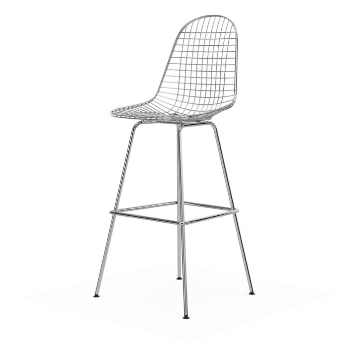 Wire Stool barkrakk - High Chrome - Vitra