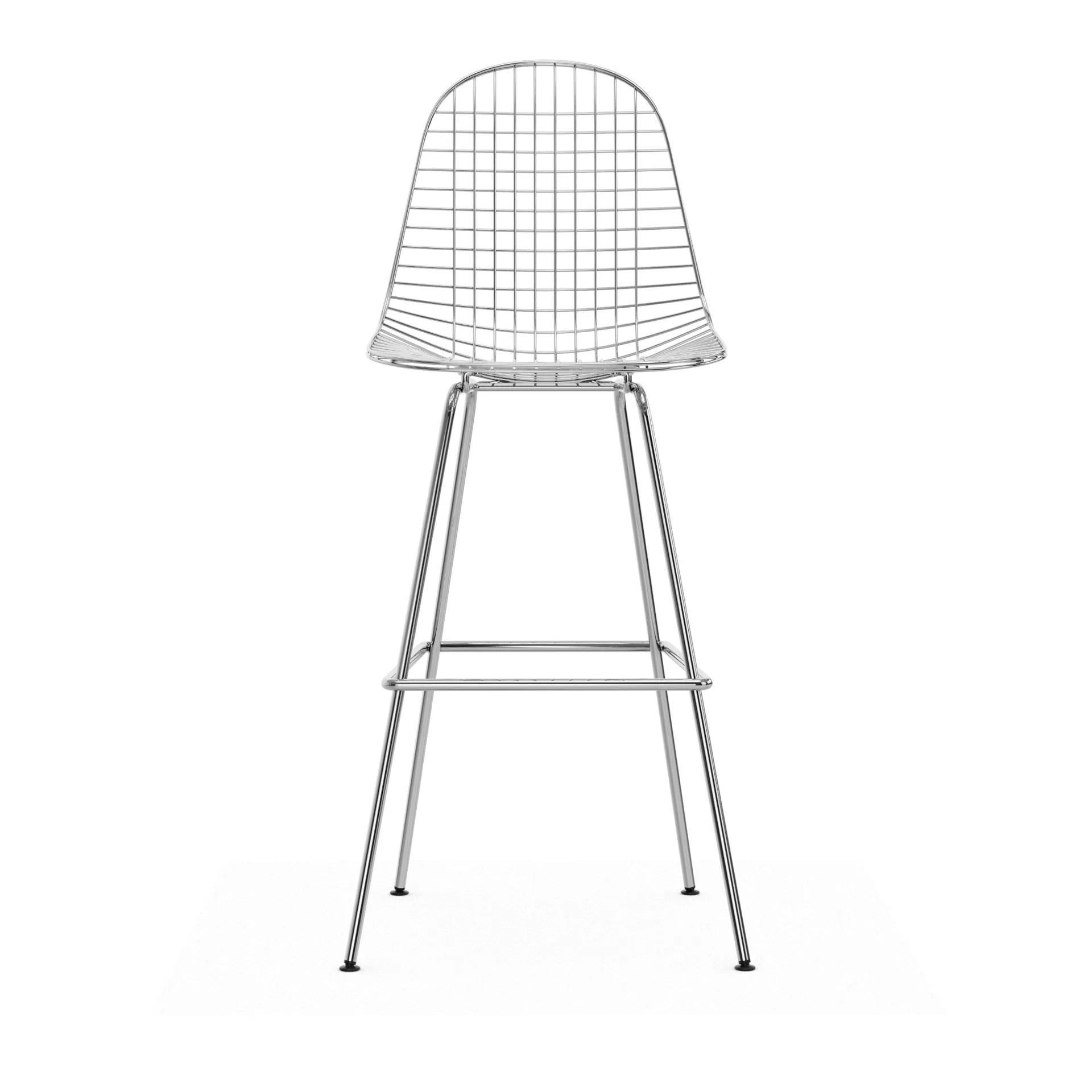 Wire Stool barkrakk, High Chrome Vitra