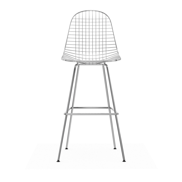 Wire Stool barkrakk, High Chrome Vitra