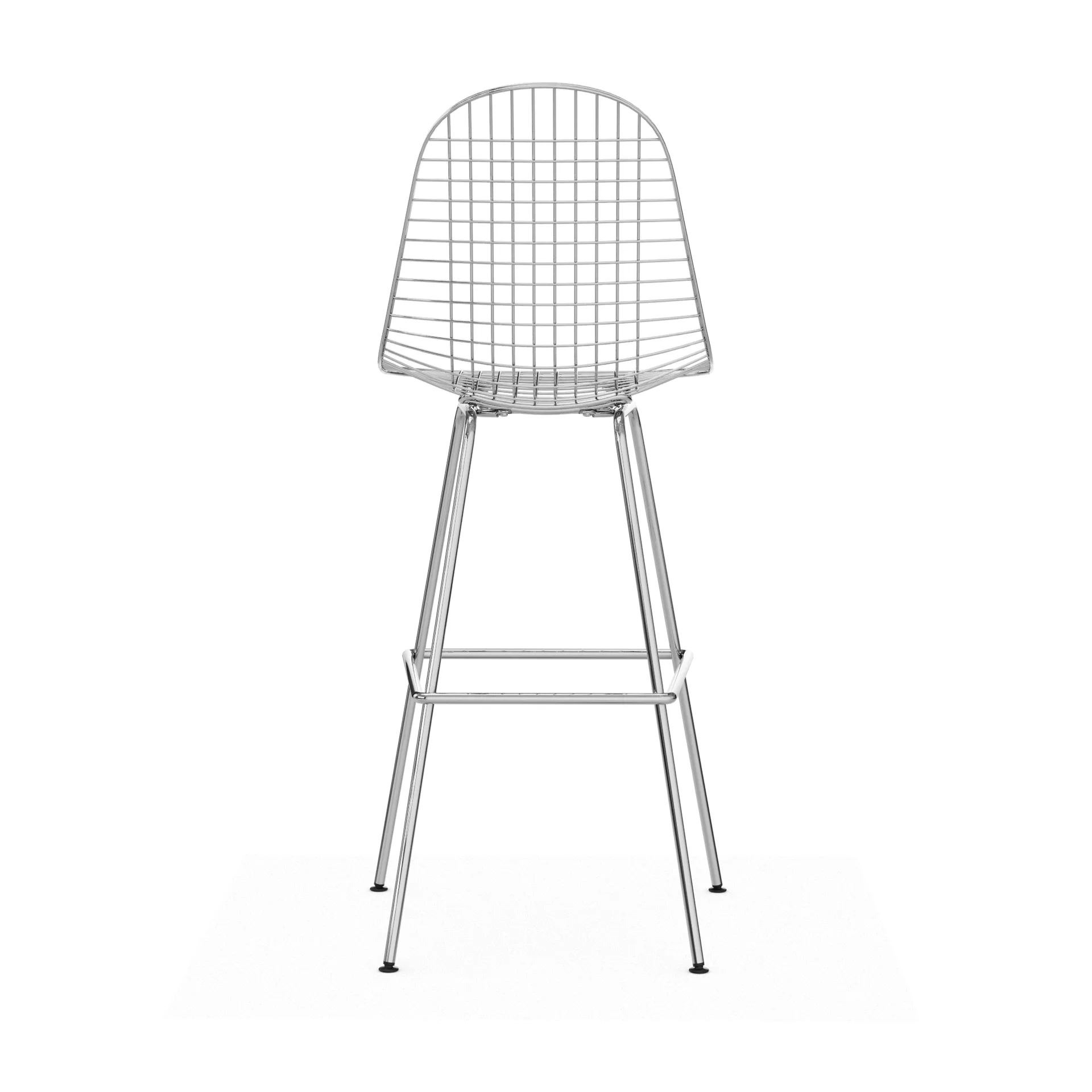 Wire Stool barkrakk, High Chrome Vitra