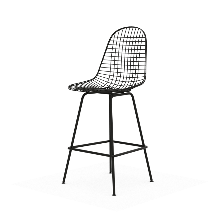 Wire Stool barkrakk - Medium Black - Vitra