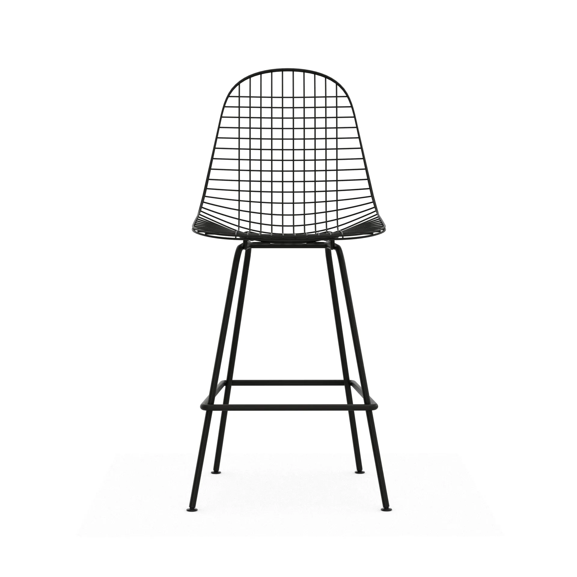 Wire Stool barkrakk, Medium Black Vitra