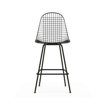 Wire Stool barkrakk - Medium Black - Vitra